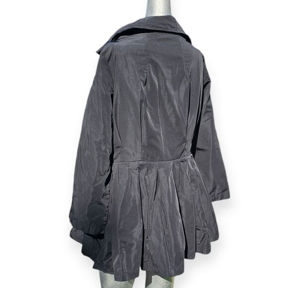 Silona BLACK Fit & Flare Water Repellent Jacket Medium - Picture 10 of 13